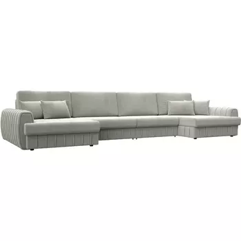 Диван П-образный Лига-057 НПБ Лонг Лига Диванов (Велюр) арт.129332