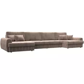 Диван П-образный Лига-057 НПБ Лонг Лига Диванов (Велюр) арт.129333