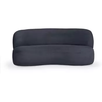 Диван Patti 1900 ОГОГО (арт.853234), (Мех/Черный) ОГОГО Обстановочка!