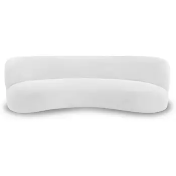 Диван Patti 2400 ОГОГО (арт.853226), (Мех/Белый) ОГОГО Обстановочка!