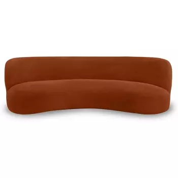 Диван Patti 2400 ОГОГО (арт.853245), (Мех/Кирпичный) ОГОГО Обстановочка!