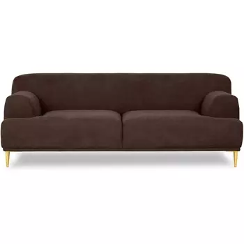 Диван Portofino 2-х местный ОГОГО (арт.604092), (Рогожка/Коричневый) ОГОГО Обстановочка!