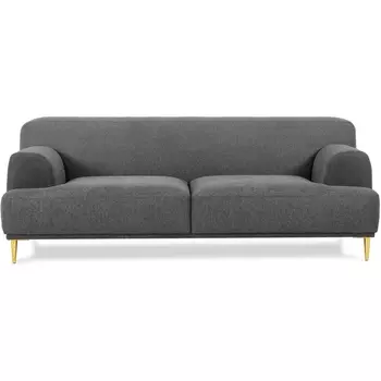 Диван Portofino 2-х местный ОГОГО (арт.753136), (Велюр/Серый) ОГОГО Обстановочка!