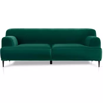 Диван Portofino 2-х местный ОГОГО (арт.810608), (Ткань/Зеленый,Черный) ОГОГО Обстановочка!