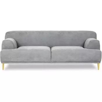 Диван Portofino 2-х местный ОГОГО (арт.604093), (Рогожка/Серый) ОГОГО Обстановочка!