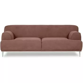 Диван Portofino 2-х местный ОГОГО (арт.604107), (Рогожка/Коричневый) ОГОГО Обстановочка!