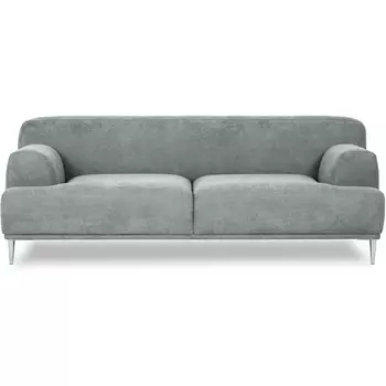 Диван Portofino 2-х местный ОГОГО (арт.753130), (Рогожка/Серый) ОГОГО Обстановочка!