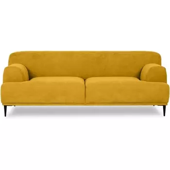 Диван Portofino 2-х местный ОГОГО (арт.471103), (Рогожка/Желтый) ОГОГО Обстановочка!