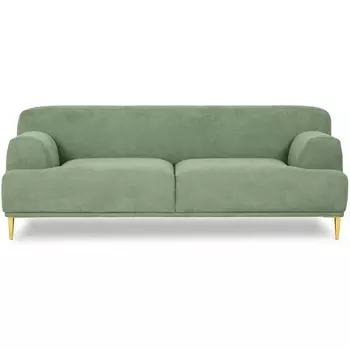 Диван Portofino 2-х местный ОГОГО (арт.604101), (Рогожка/Зеленый) ОГОГО Обстановочка!