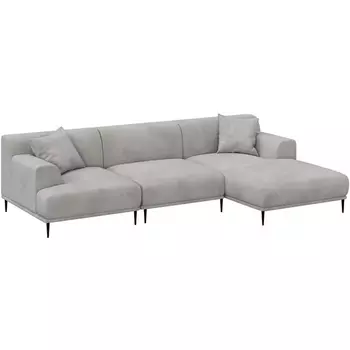 Диван Portofino ОГОГО (арт.518292), (Ткань/Серый) ОГОГО Обстановочка!