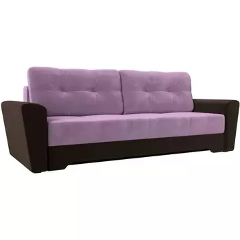 Диван прямой Амстердам (Микровельвет фиолетовый) Лига Диванов 113824
