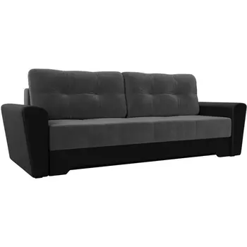 Диван прямой Амстердам (Велюр серый) Лига Диванов 113803