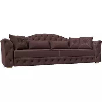 Диван прямой Артис Лига Диванов (Замша) арт.126379