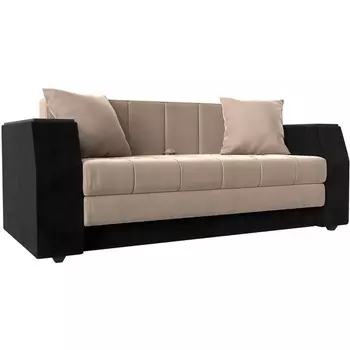 Диван прямой Атлант мини (Велюр бежевый) Лига Диванов 113743