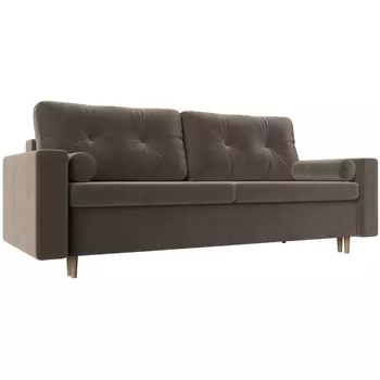 Диван прямой Белфаст (велюр коричневый) Лига Диванов 105765