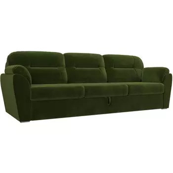 Диван прямой Бостон (микровельвет зеленый) Лига Диванов 109484