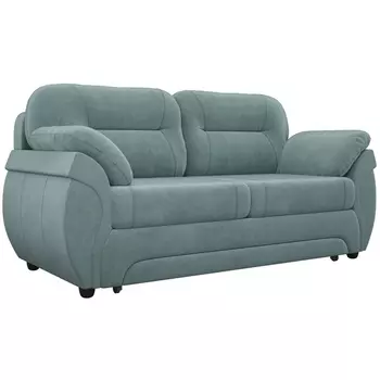 Диван прямой Бруклин (велюр бирюзовый) Лига Диванов 105742