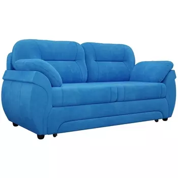 Диван прямой Бруклин (велюр голубой) Лига Диванов 29402