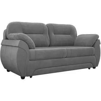 Диван прямой Бруклин (велюр серый) Лига Диванов 105744