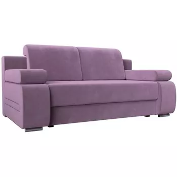 Диван прямой Денвер (микровельвет сиреневый) Лига Диванов 105873