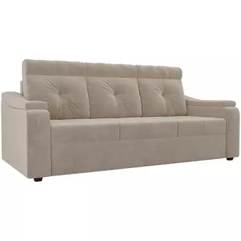 Диван прямой Джастин (велюр бежевый) Лига Диванов 105095