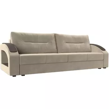 Диван прямой Канзас (микровельвет бежевый) Лига Диванов 100959