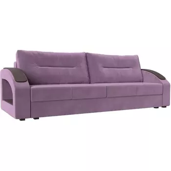 Диван прямой Канзас (микровельвет сиреневый) Лига Диванов 110329