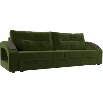 Диван прямой Канзас (микровельвет зеленый) Лига Диванов 100960