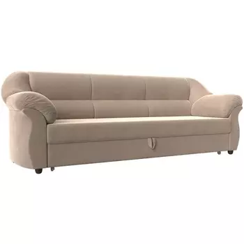 Диван прямой Карнелла (велюр бежевый) Лига Диванов 109524