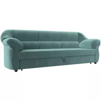 Диван прямой Карнелла (велюр бирюзовый) Лига Диванов 109522