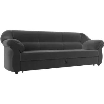 Диван прямой Карнелла (велюр серый) Лига Диванов 109525