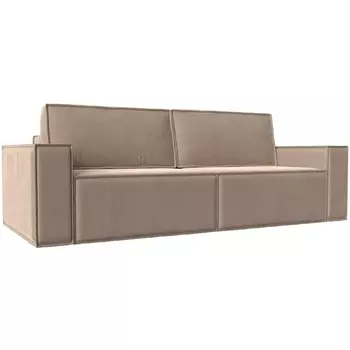 Диван прямой Куба (велюр бежевый) Лига Диванов 116209