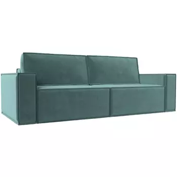 Диван прямой Куба (велюр бирюзовый) Лига Диванов 116210