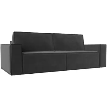 Диван прямой Куба (велюр серый) Лига Диванов 116214