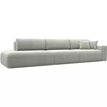 Диван прямой Лига-036 НПБ Модерн Лонг подлокотник справа Лига Диванов (Велюр) арт.127694