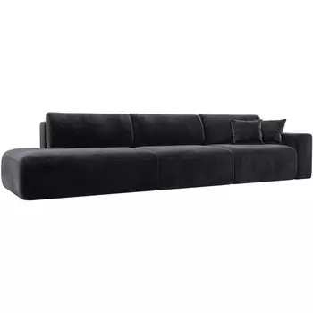 Диван прямой Лига-036 НПБ Модерн Лонг подлокотник справа Лига Диванов (Велюр) арт.127703