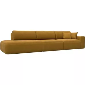 Диван прямой Лига-036 НПБ Модерн Лонг подлокотник справа Лига Диванов (Велюр) арт.127684