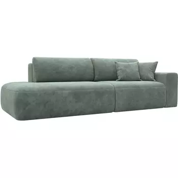 Диван прямой Лига-036 НПБ Модерн подлокотник справа Лига Диванов (Велюр) арт.127706