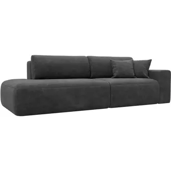 Диван прямой Лига-036 НПБ Модерн подлокотник справа Лига Диванов (Велюр) арт.127705