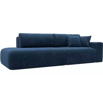 Диван прямой Лига-036 НПБ Модерн подлокотник справа Лига Диванов (Велюр) арт.127707