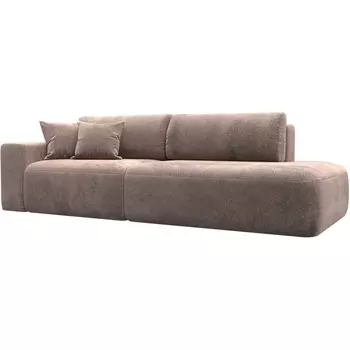 Диван прямой Лига-036 НПБ Модерн подлокотник слева Лига Диванов (Велюр) арт.127715L