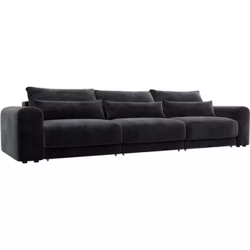 Диван прямой Лига-056 НПБ Лонг Лига Диванов (Велюр) арт.129139