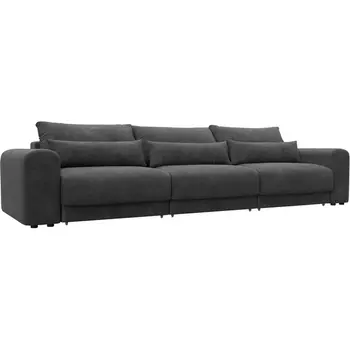 Диван прямой Лига-056 НПБ Лонг Лига Диванов (Велюр) арт.129145