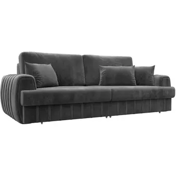 Диван прямой Лига-057 НПБ Лига Диванов (Велюр) арт.129219