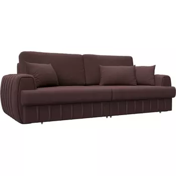 Диван прямой Лига-057 НПБ Лига Диванов (Замша) арт.129225