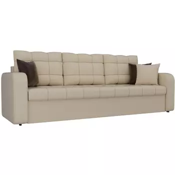 Диван прямой Ливерпуль (экокожа бежевая) Лига Диванов 31462