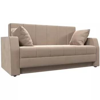 Диван прямой Малютка (велюр бежевый) Лига Диванов 102260