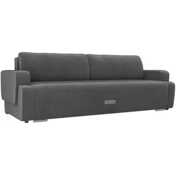 Диван прямой Ника (велюр серый) Лига Диванов 105427