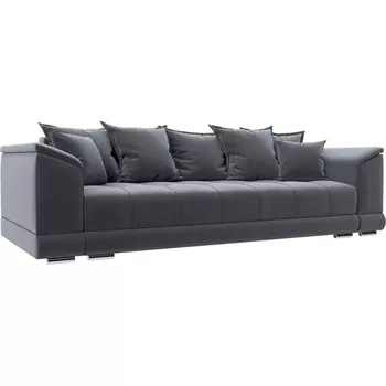 Диван прямой НордСтар НПБ Лига Диванов (Велюр) арт.129452