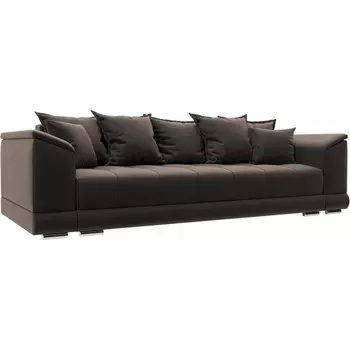 Диван прямой НордСтар НПБ Лига Диванов (Велюр) арт.129453